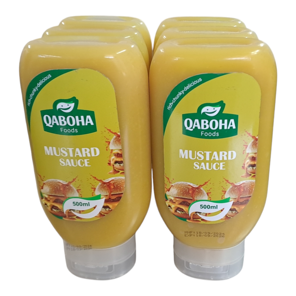 Qaboha Foods Mustard Sauce - 6 x 500ml
