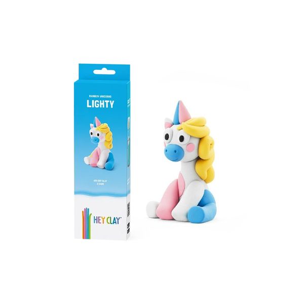 Hey Clay: Modelling Air-Dry Clay with Fun Interactive App - Lighty, 3 Cans