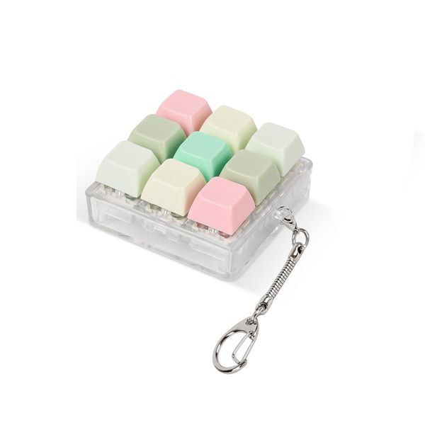 Keyboard Fidget Toy 9 - Key Stress Relief Keychain Decompression