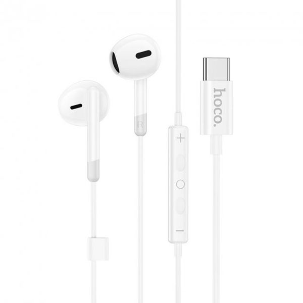 Type-C Earphones Universal Earphones With Mic 1.2m Length-Hoco-M109