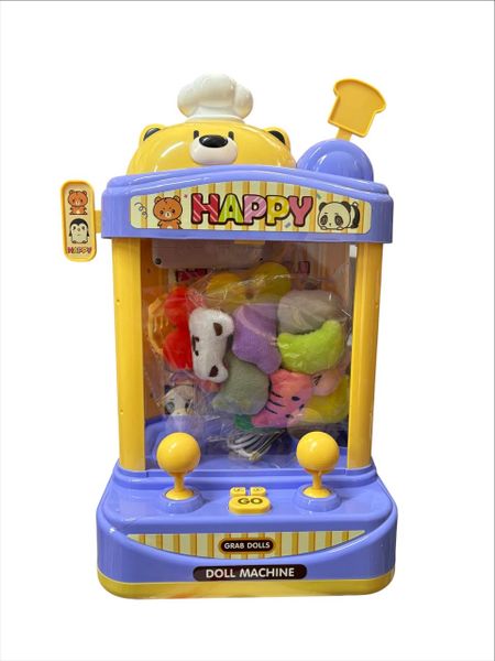 Grab Dolls Mini Claw Machine - Fun Arcade Toy with Colorful Balls