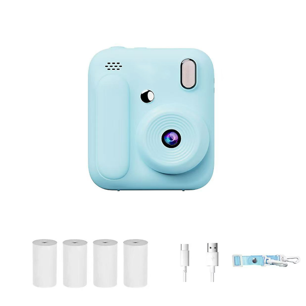 Children's Instant Printing Camera Mini Camera With 4Color Printing Rollers