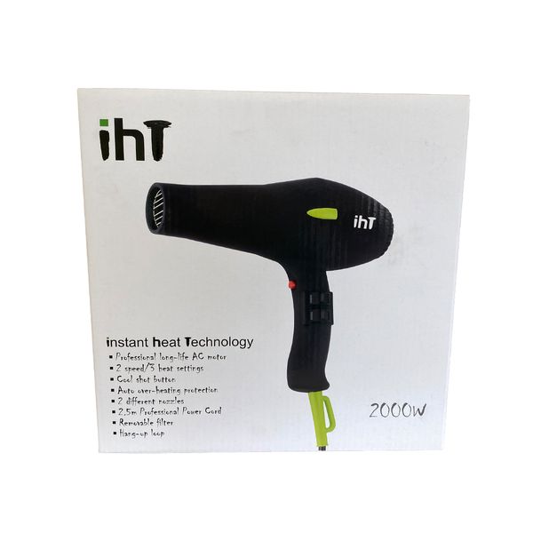 iHT 2000W Hairdryer - 2 Speed, 3 Heat