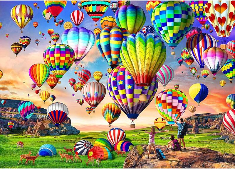 Paper Landscape Jigsaw Puzzle High Difficulty Jigsaw Puzzle Gift 1 Piece