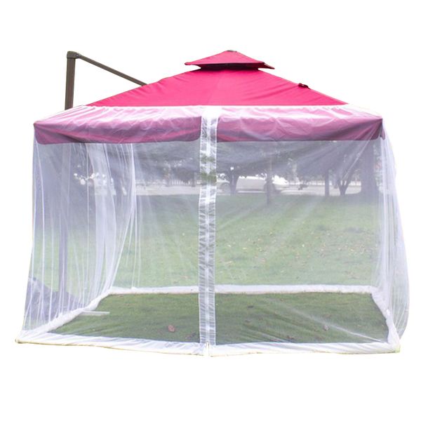 White Square Umbrella Net 300X300X230Cm image