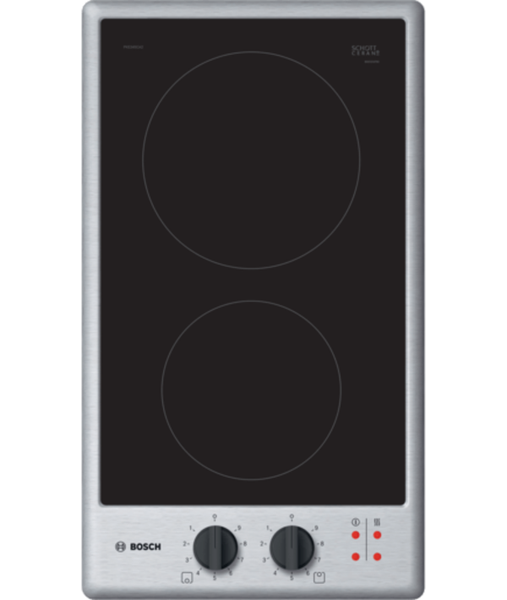 Bosch PKE345CA2E Serie 2 Electric Domino Hob 30 cm Black
