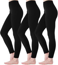 Voqeen Fleece Lined Leggings Women High Waisted Leggings Warm Thermal  Leggings Winter Tights Fleece Tights Winter Pants Black : :  Clothing, Shoes & Accessories