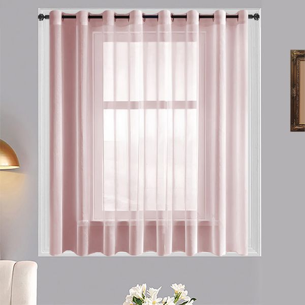 Mystic Voile - Pink - Eyelet image