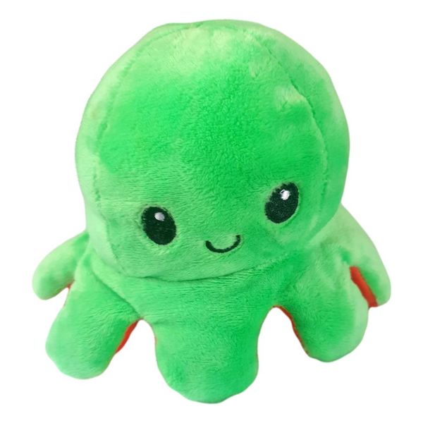 Reversible Mood Octopus Plush Toy