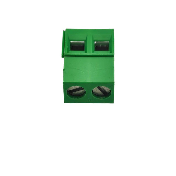 CLL5-2: 5mm Pitch 2-Way Terminal Block with Cage Clamp (Green)