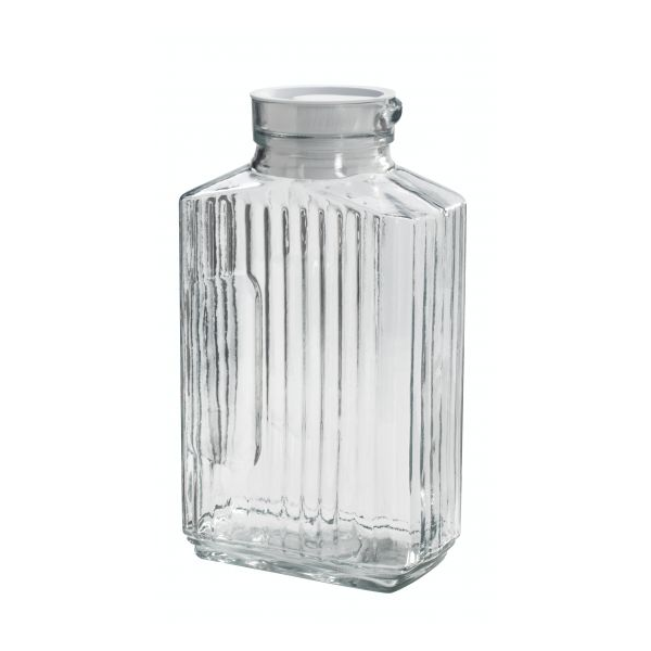 Luminarc Quadro 2-Lt Glass Jug with Plastic Lid