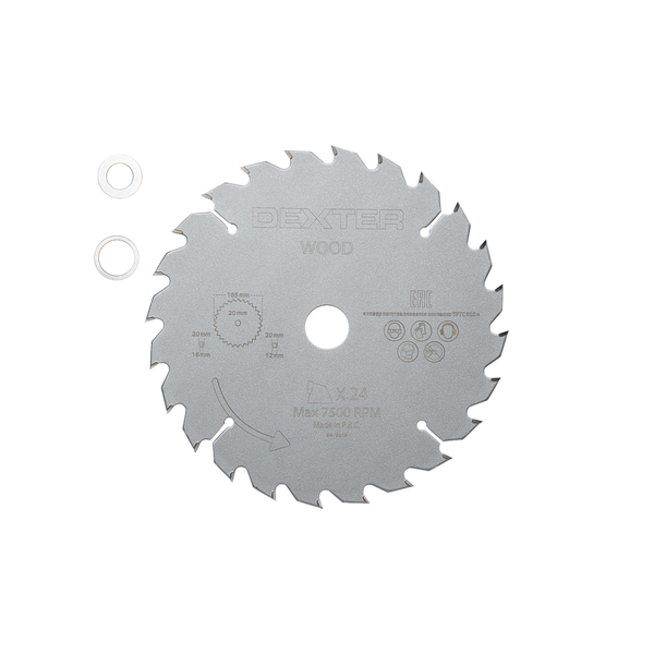 Dexter Circular Saw Blade To Cut Hard Wood Speed Cut 165mmx20mm