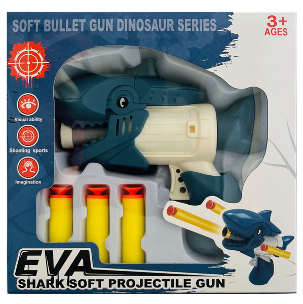 Shark Soft Bullet Projectile Gun