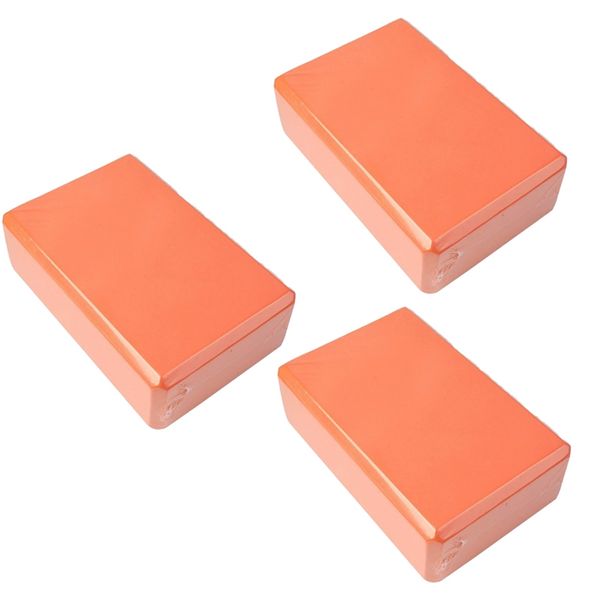 Yoga Bricks Exercise Bricks Yoga Supplies Orange