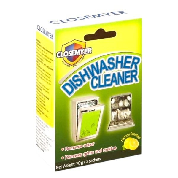 Closemyer 6Tabs Dishwasher Cleaner Lemon Removes Odor, Grime &amp; Residue 150g