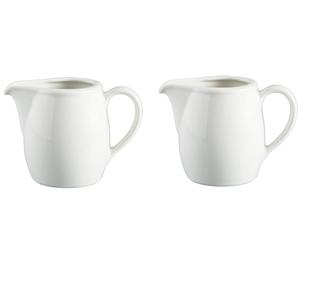 Milk Jug 100ml Continental China - 2 Piece