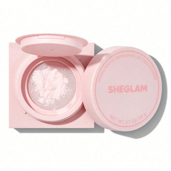 SHEGLAM Makeup Hydro-Touch Refreshing Matte Setting Powder Baby Pink