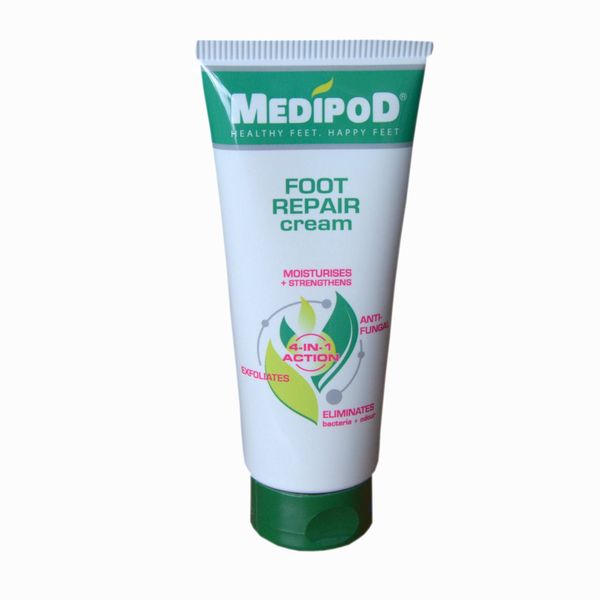 MediPod Antibacterial Foot Cream for Cracked Heels Dry Skin Diabetic Safe