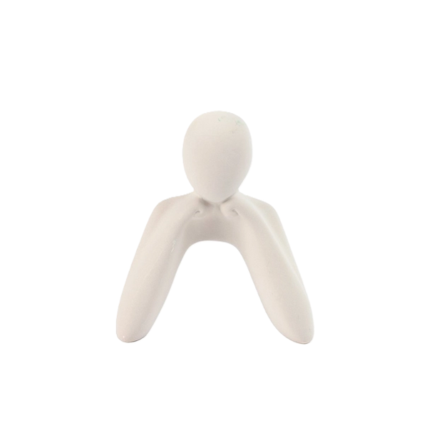 Kitro Leaning Arch Figure Statue, 16.5 x 20 cm