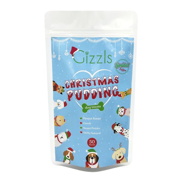 Gizzls Christmas Pudding Dog Treats