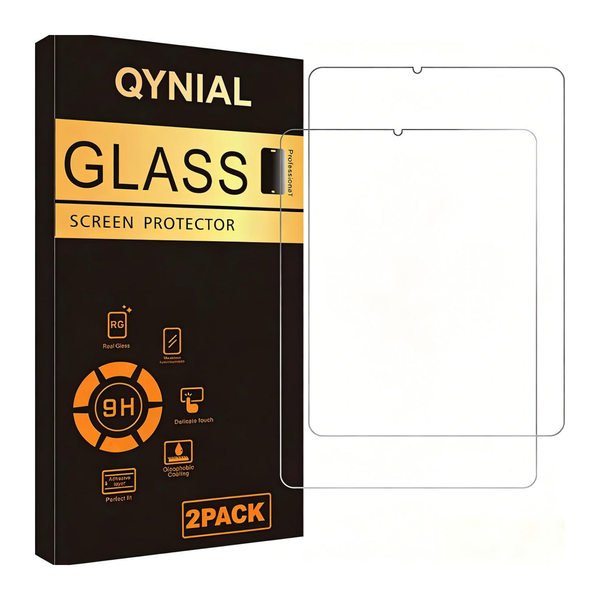 QYNIAL 2Pcs Screen Protector Tempered Glass Compatible with iPad Mini 6/7