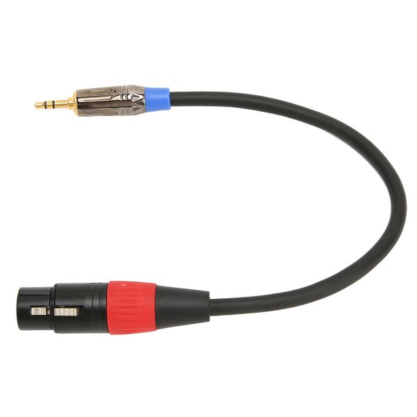XLR to 3.5mm Stereo Microphone Cable 1.0Ft XLR Female to 1/8inch TRS Cable