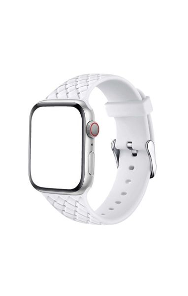 Silicon Watch Strap 38mm/40mm for Apple iWatch - White