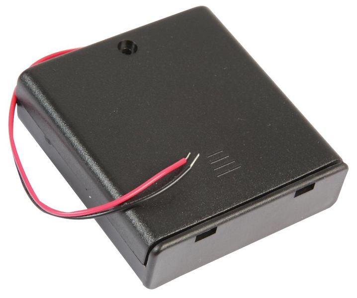 Multicomp Pro (MP000370) Battery Box, Wired, 4 x AA