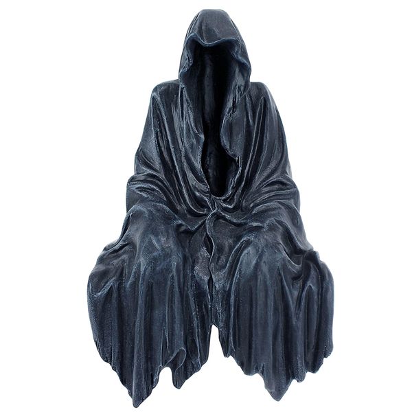 Home Garden Decor Spooky Grim Reaper Halloween Ornament (8.5x7.5x15cm)