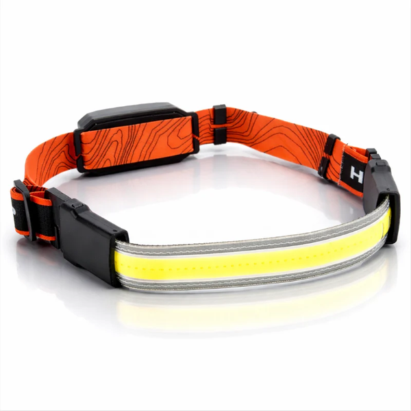 OutGear COB LED Headlamp ,Headband Flashlight, 500mAh Li-ion Battery