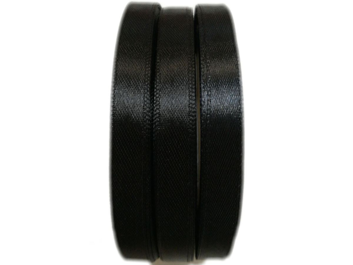 BEAD COOL - Satin Ribbon - 10mm width - Black - Bows and Wrapping