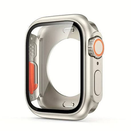 Screen Protector Case For Apple watch 44mm - White Gold Image