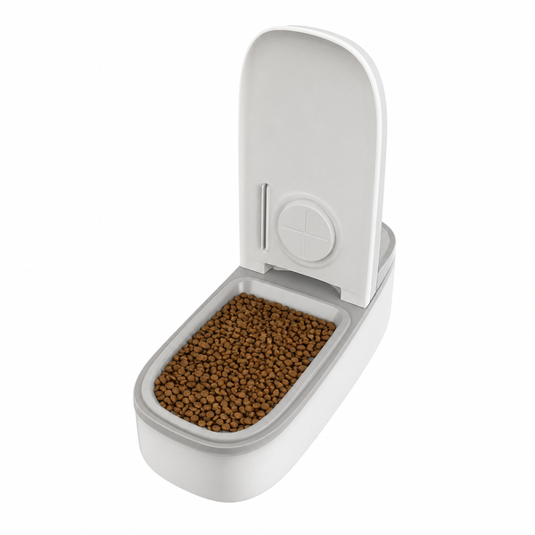 Automatic Pet Feeder for Dogs and Cats with Programmable Food Dispenser
