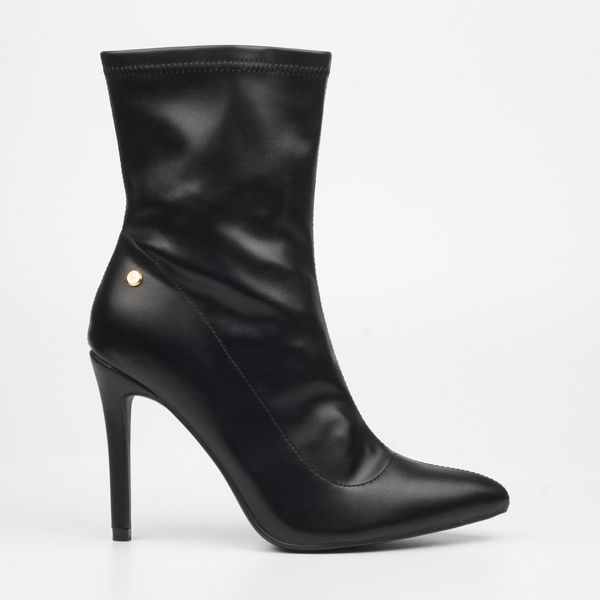Miss Black Boss 26 Women Faux Leather Ankle Boots - Black