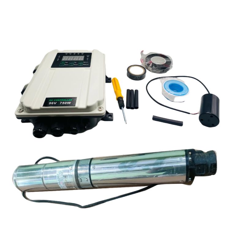 750W Solar-Powered Water Pump - Deep Well & Irrigation Ready
