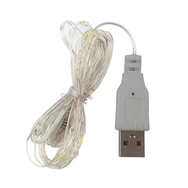 LED Fairy Lights - USB Powered - 10m, 100 LEDs