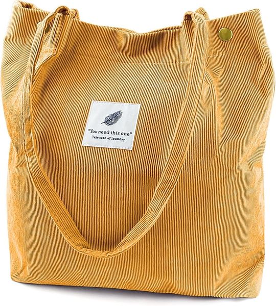 Corduroy Tote Bag