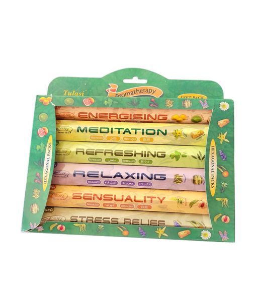 Tulasi Incense Sticks Aromatherapy Kit Gift Pack
