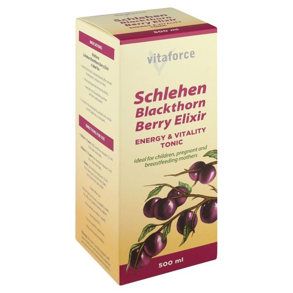 Vitaforce Schlehen Blackthorn Berry Elixir - 500ml