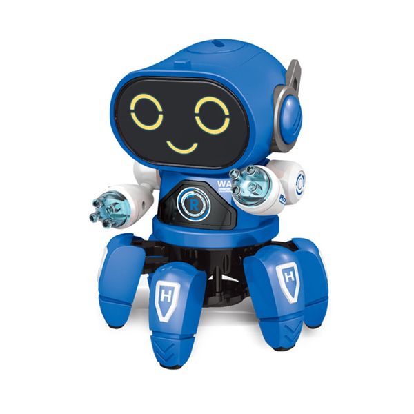 Smart Electric Dancing Robot with Flashing LED Lights &amp; Music B4349