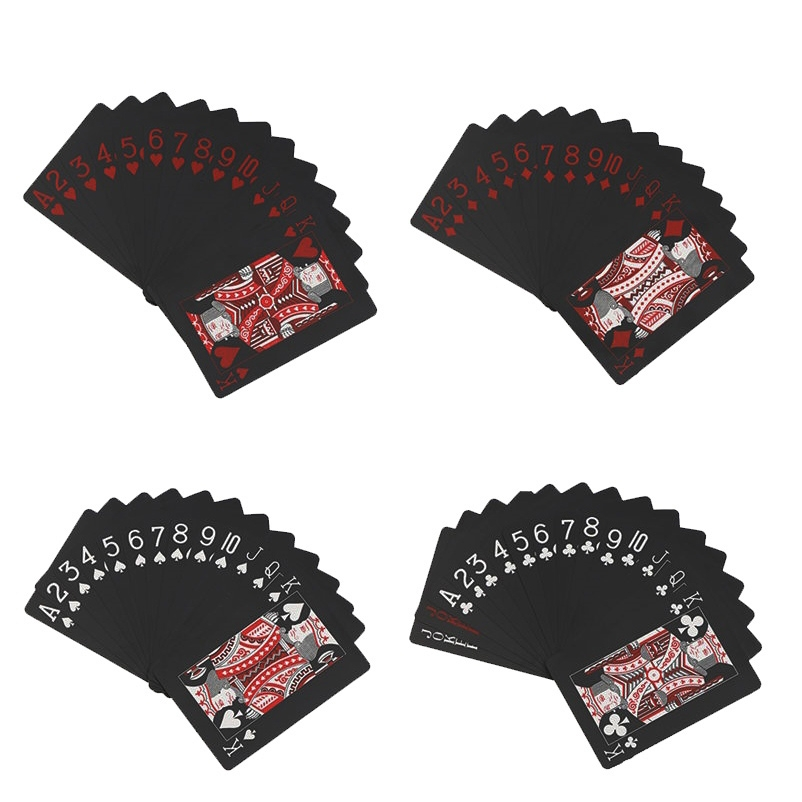 Waterproof Poker Playing Cards - Red And Silver | Shop Today. Get it ...