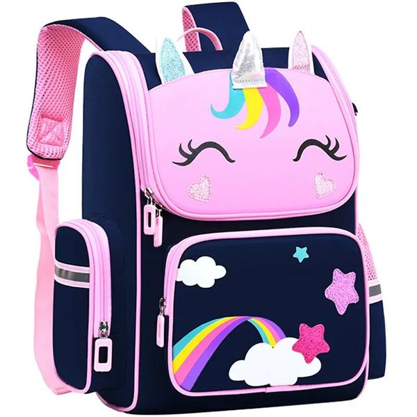 Unicorn Printing Backpack School Bag Set