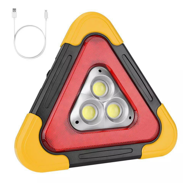 DrLight Warning Vehicle Emergency Triangle Multifunctional COB Lamp