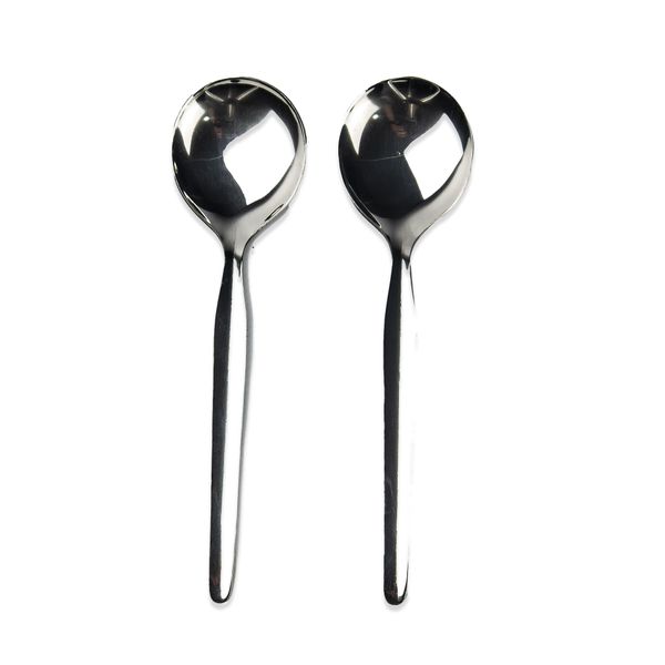 Curry Spoon - Stainless Steel - Silver - 28cm - 2 Pack