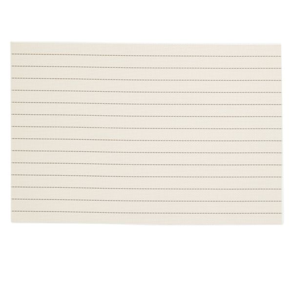 George &amp; Mason - Natural Woven Pinstripe Placemats - Pack of 4