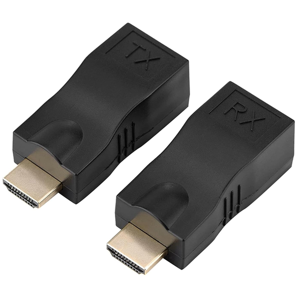 2Piece 4K HDMI Interface Extender to RJ45 Network Ethernet Adapter Interfac