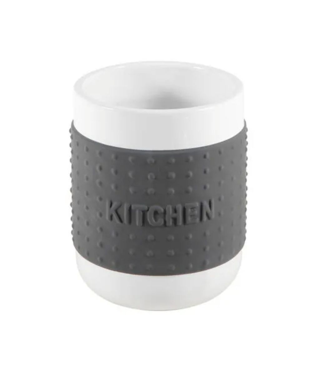 Kitchen Utensils Holder Ceramic Grey Buy Online in South Africa
