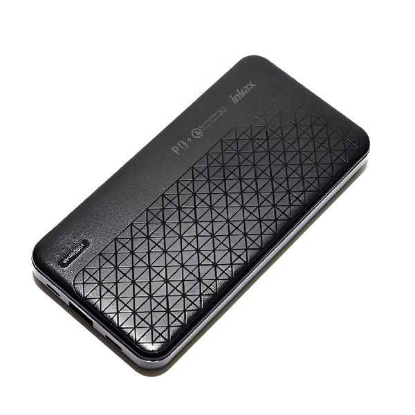 Inkax 10000mAh Outstanding Fast Charging Treasure Power Bank - Black
