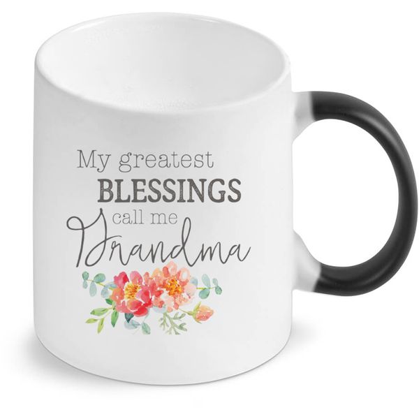 My Greatest Blessings Call Me Grandma Color Changing Mug
