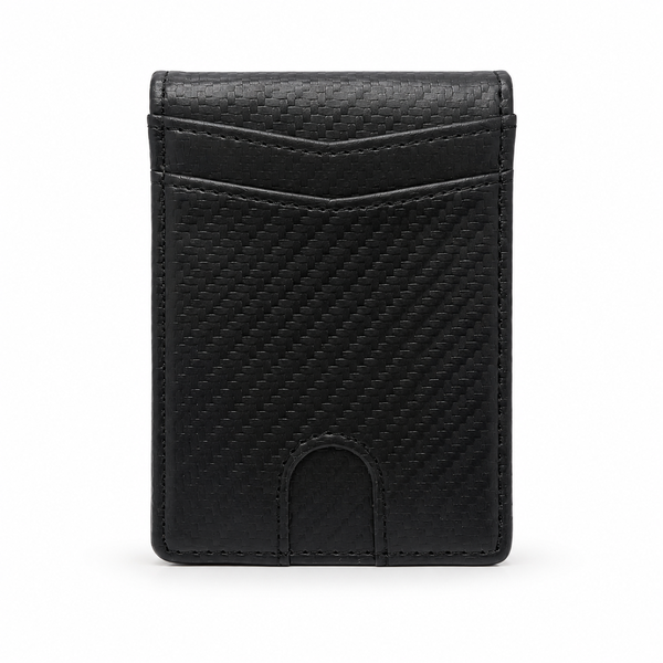 RFID Money Clip Wallet with ID Window &amp; Card Slots
